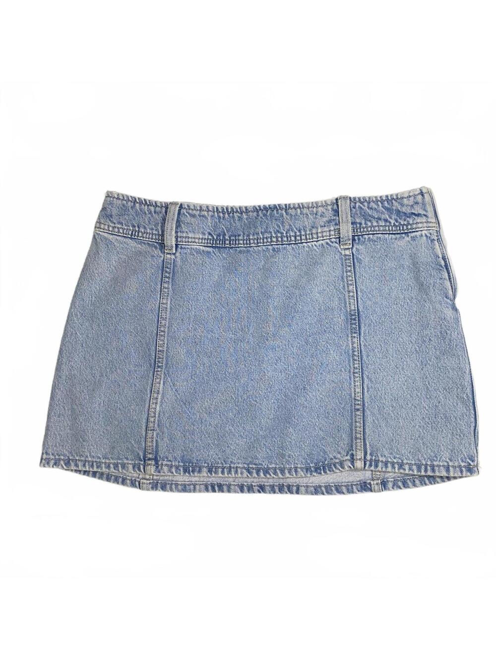 Divided H&M Denim Mini Skirt Y2K Low Rise 2000s Indie Sleaze Size 8